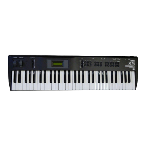 Korg X5D User manual