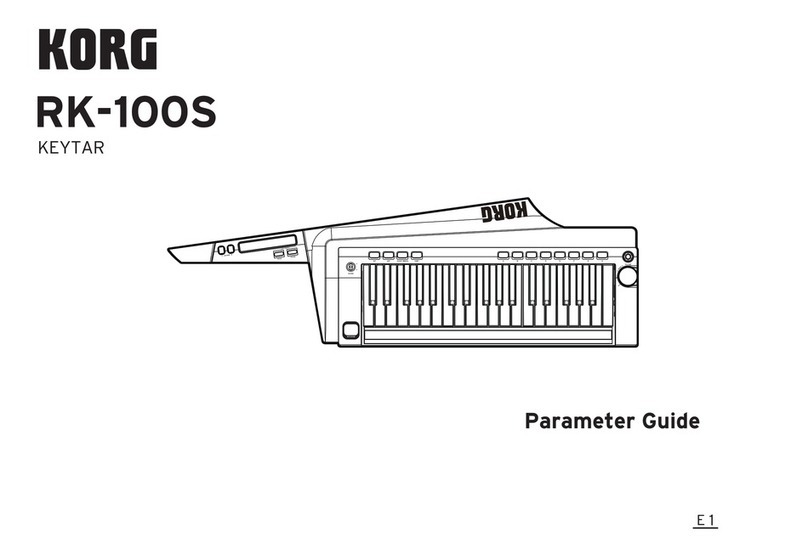 Korg RK-100S User manual