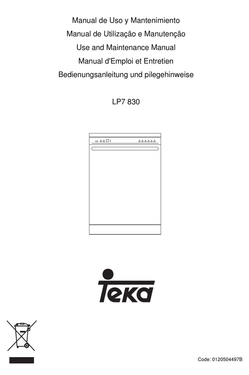 Teka LP7 830 User manual Teka LP7 830 User manual