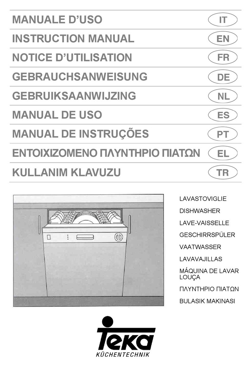 Teka Dishwasher instruction manual