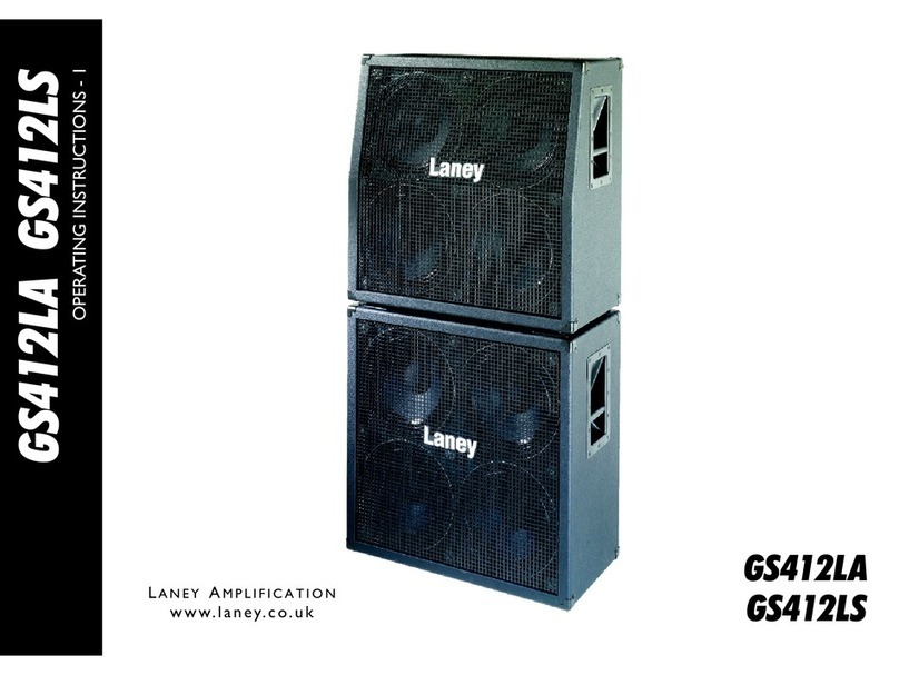 Laney GS412LA User manual Laney GS412LA User manual