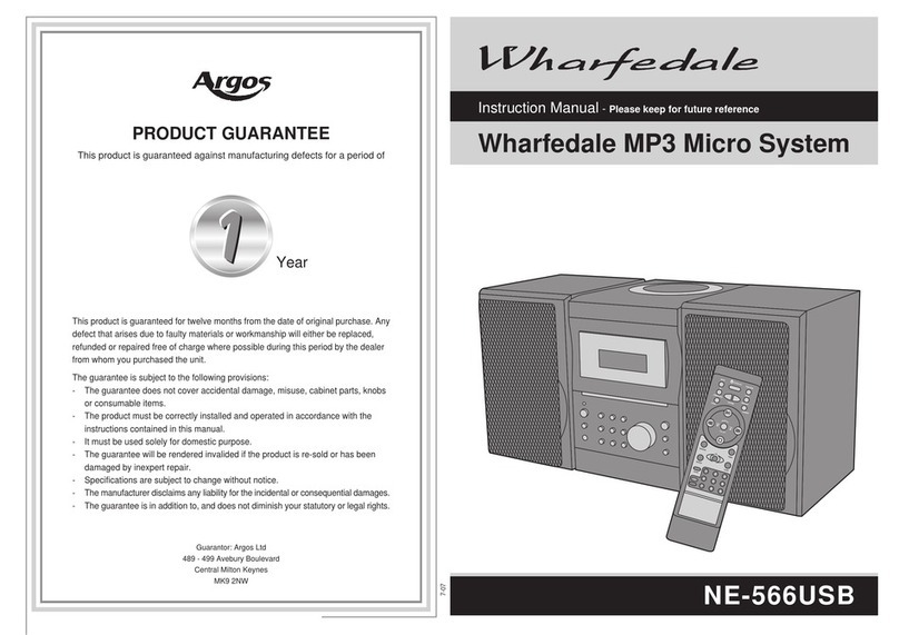 Wharfedale Pro NE-566USB instruction manual