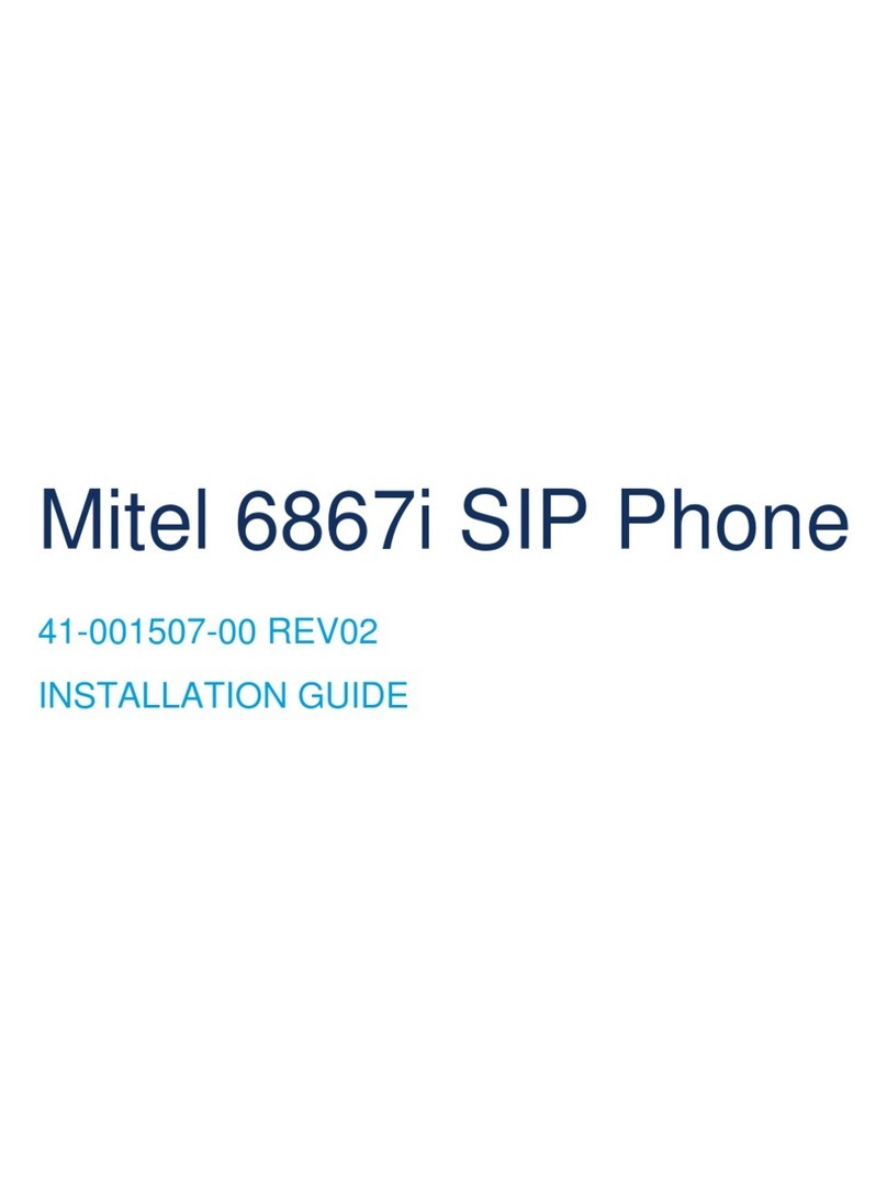 Mitel 6867i Premium installation guide