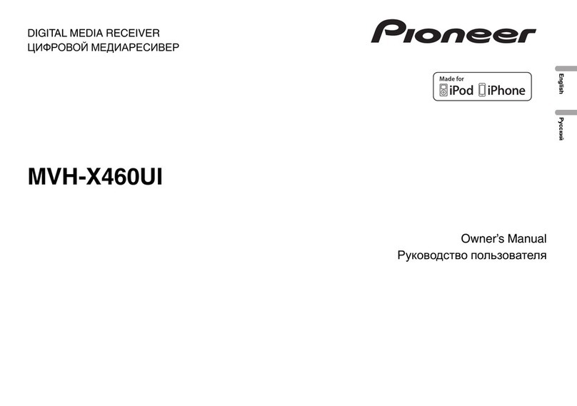 Pioneer MVH-X460UI owner's manual