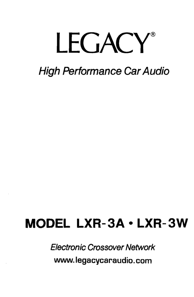 Legacy LXR-3A user manual