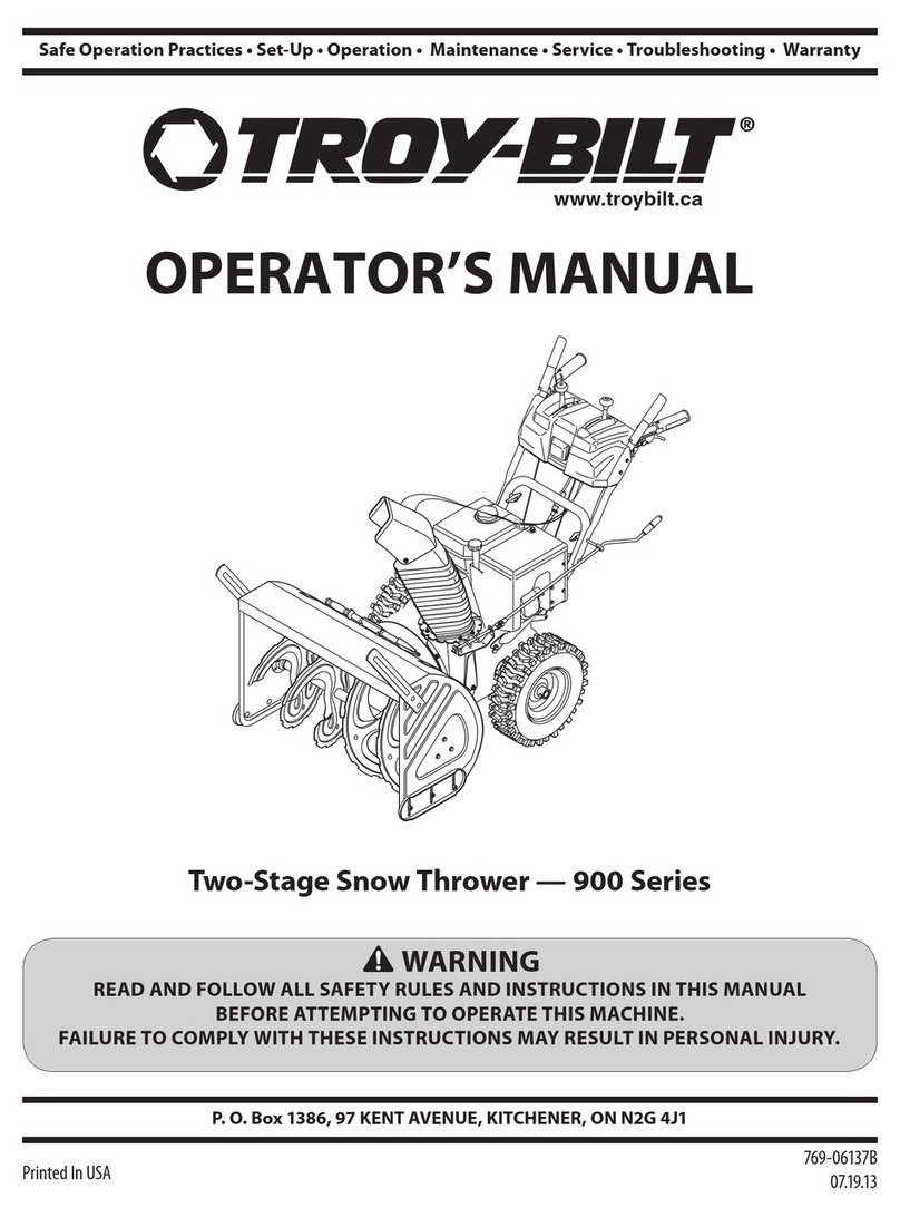 Troy-Bild 900 Series Operator's manual