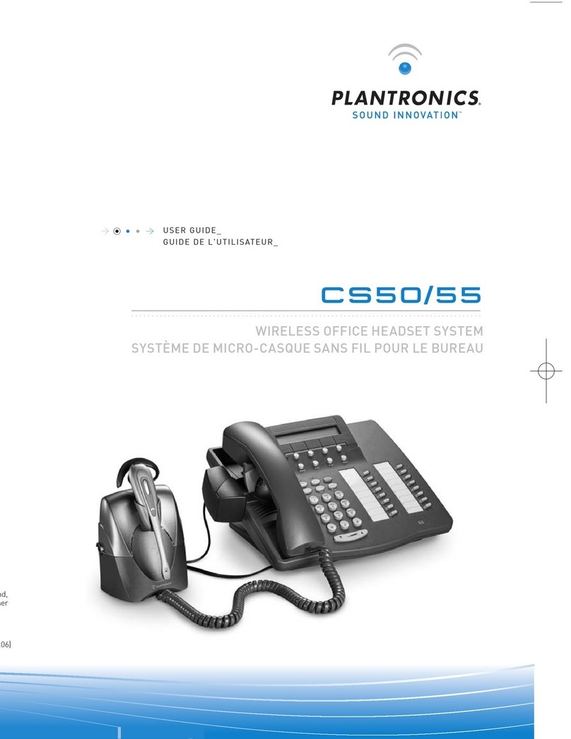 Plantronics CS50 User manual