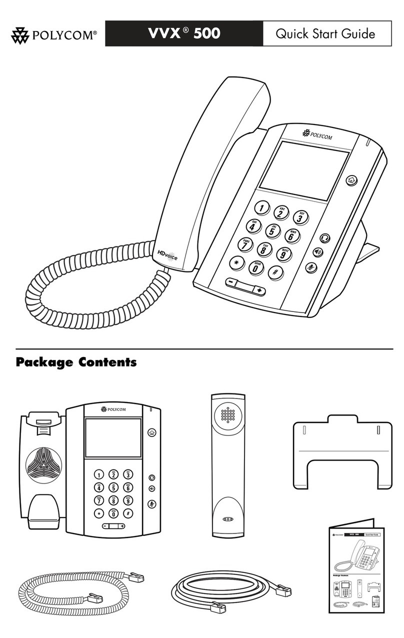 Polycom VVX 500 series User manual
