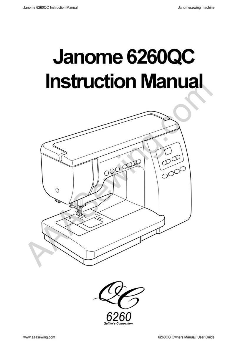 Janome 6260QC - instruction manual