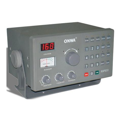 Onwa KAP-833 Operator's manual