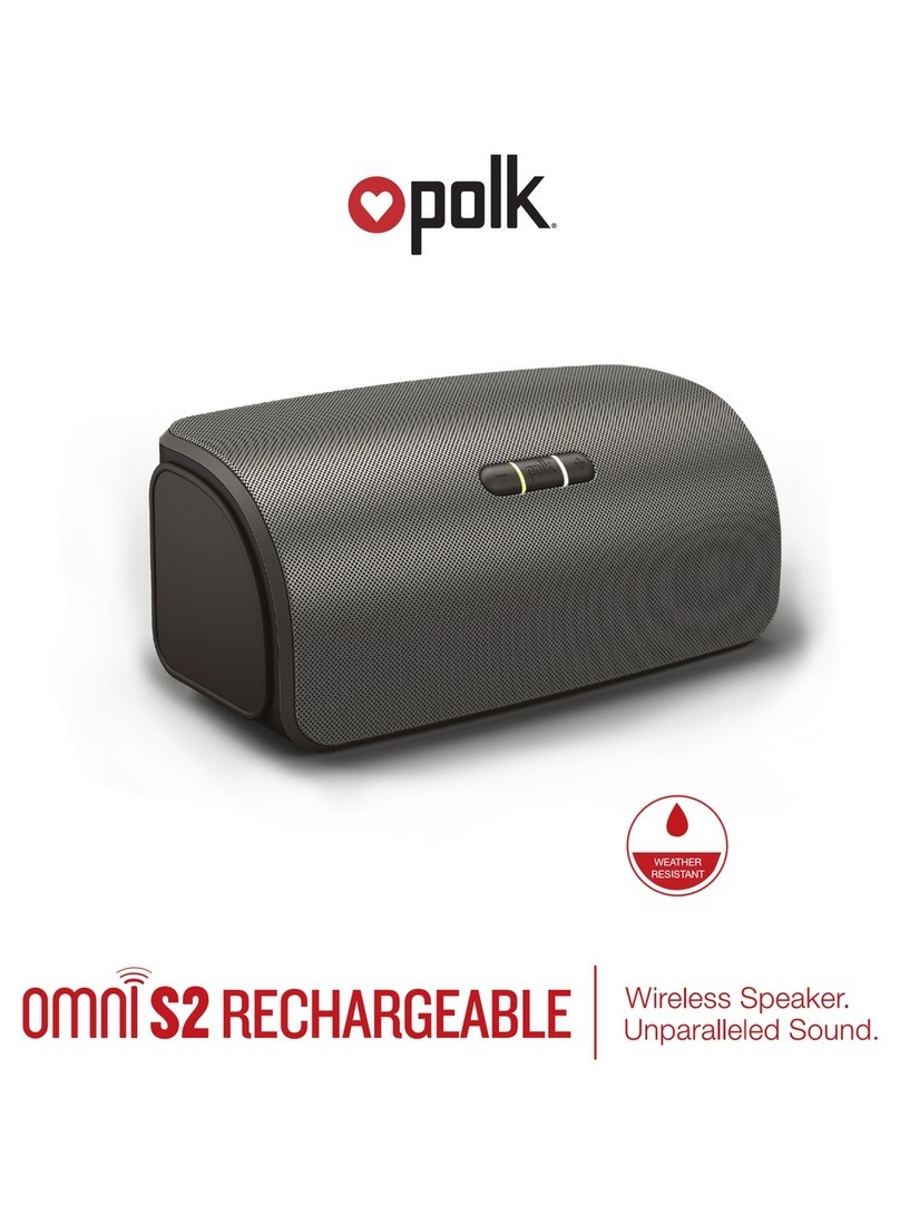 Polk Audio omni S2 rechargeable User manual
