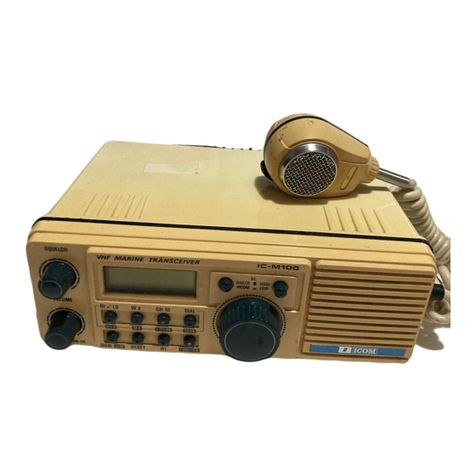 Icom IC-M100 User manual