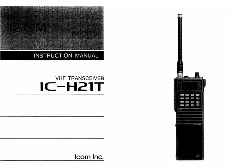 Icom IC-H21T instruction manual
