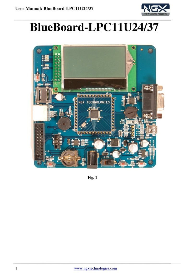 NGX Technologies BlueBoard-LPC11U24/37 User manual NGX Technologies BlueBoard-LPC11U24/37 User manual