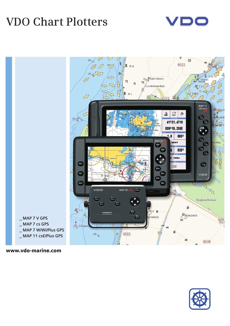 VDO MAP 11csE Plus GPS User manual