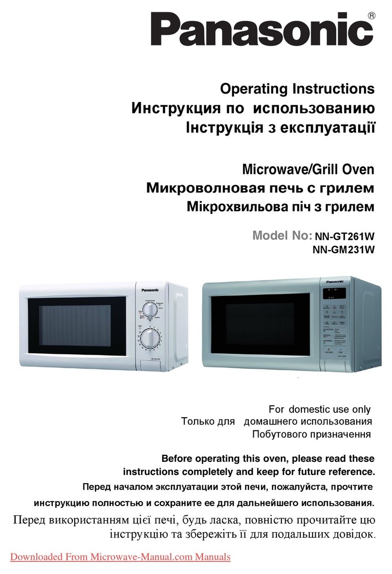 Panasonic NN-GT261W User manual