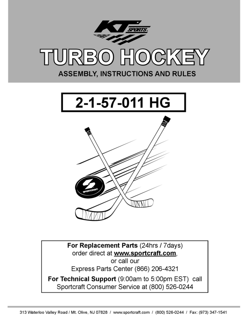 KT Sports 2-1-57-011 HG Assembly instructions and rules KT Sports 2-1-57-011 HG Assembly instructions and rules
