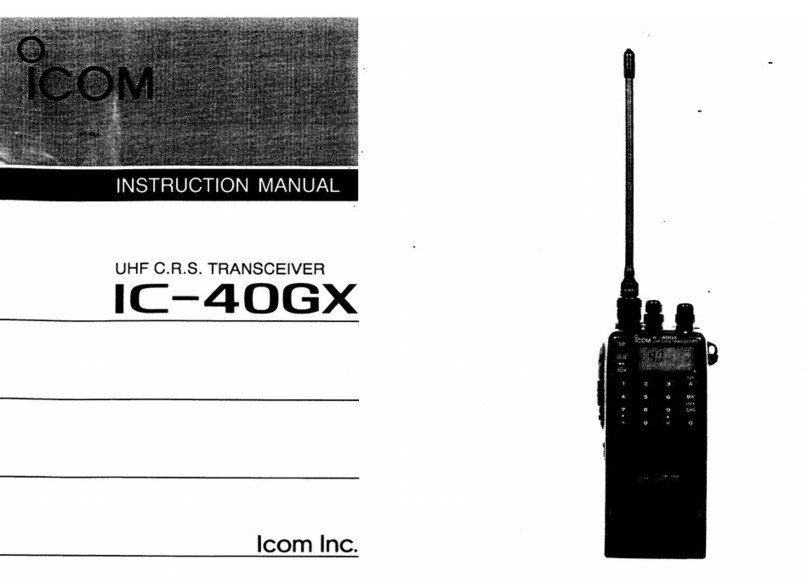 Icom IC-40GX User manual