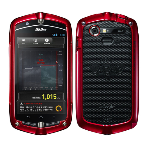 Casio G'zOne COMMANDO 4G LTE Service manual