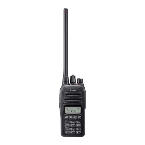 Icom Ic-V88 User manual