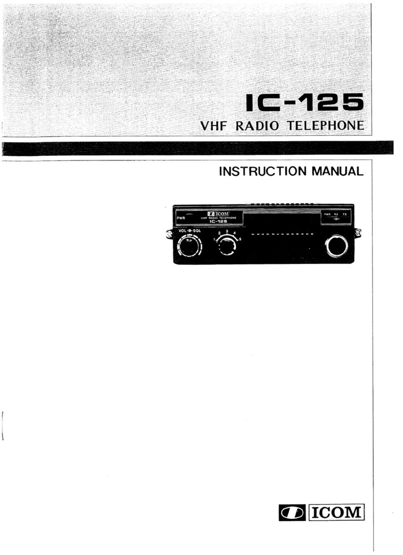 Icom IC-125 instruction manual
