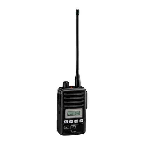 Icom IC-F50V User manual