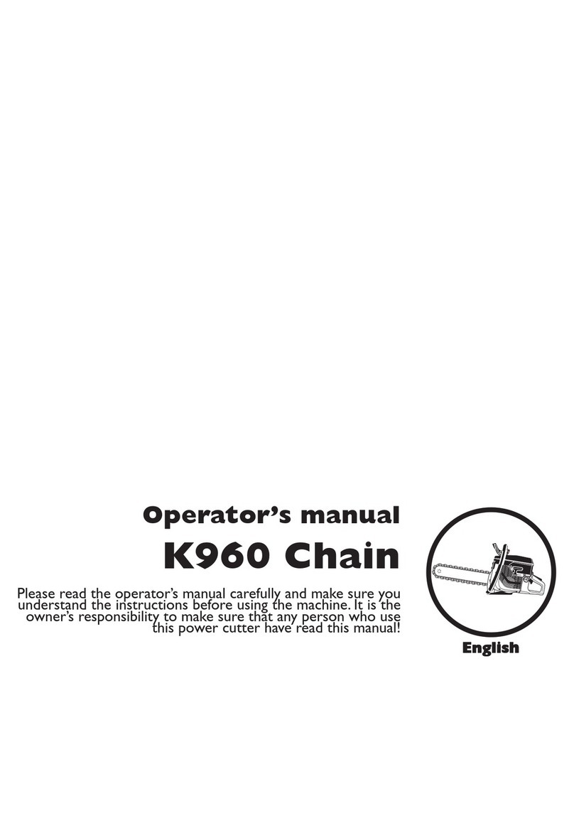 Husqvarna K960 Chain Operator's manual