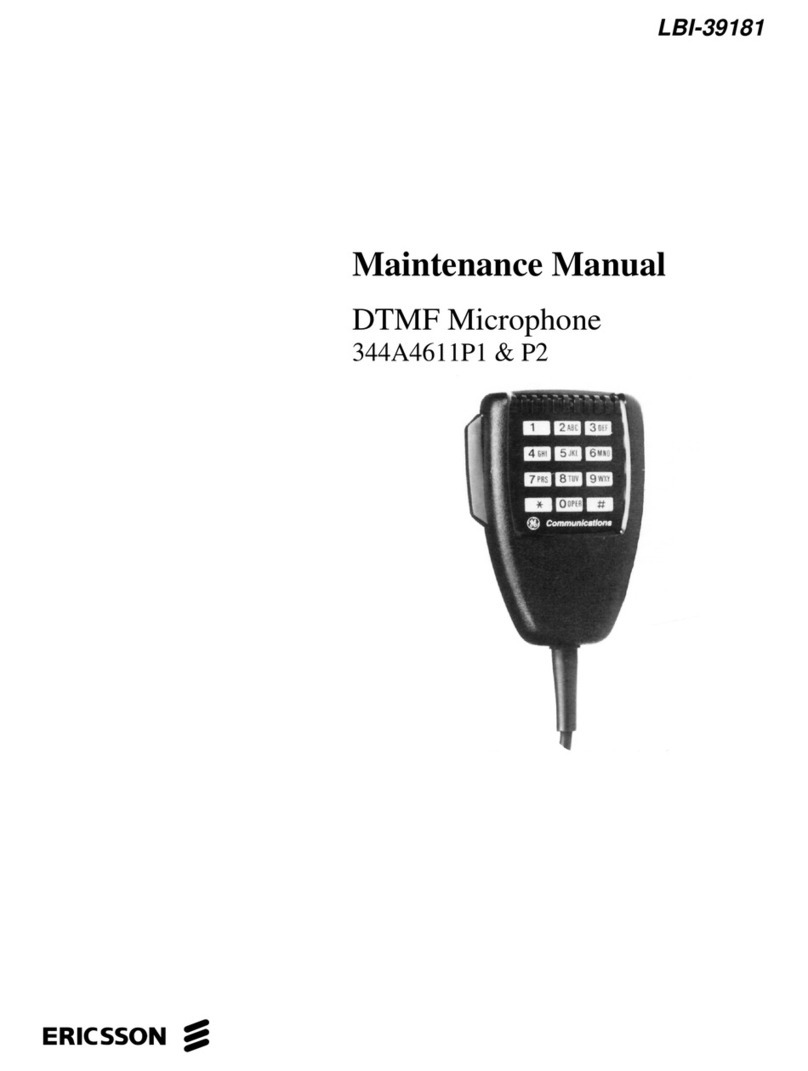 Ericsson LBI-39181 Maintenance manual