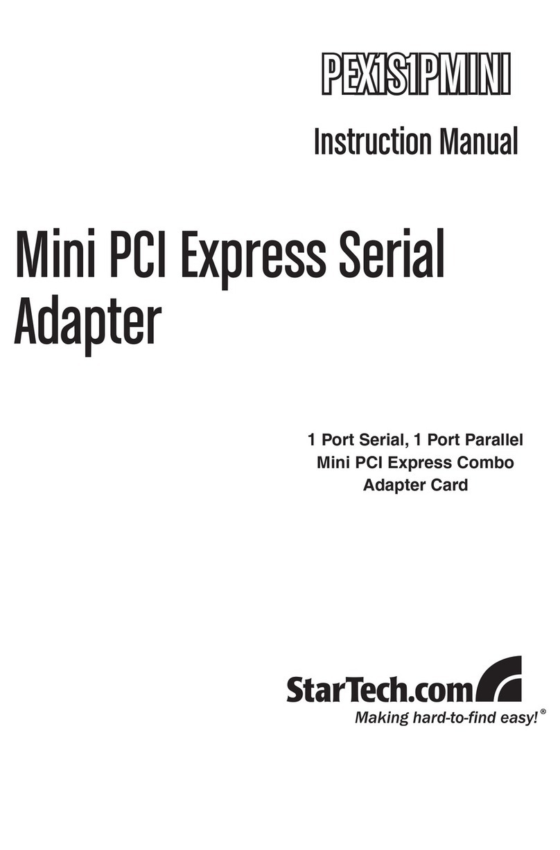 StarTech.com PEX1S1PMINI User manual