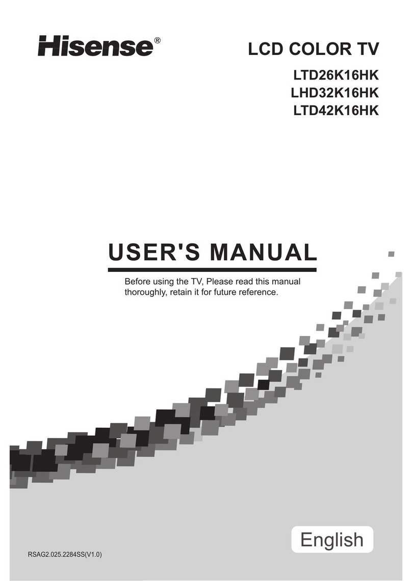 Hisense LTD26K16HK user manual