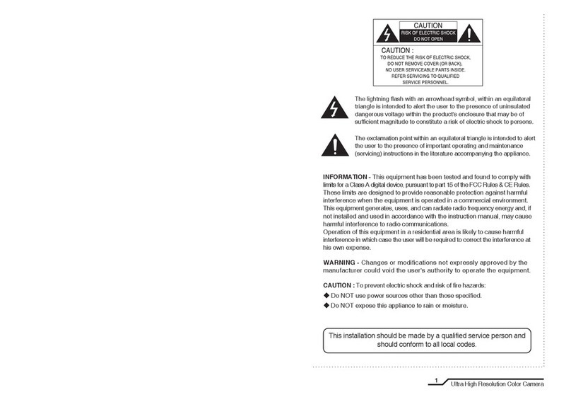 CamTron ccd camera Instruction guide