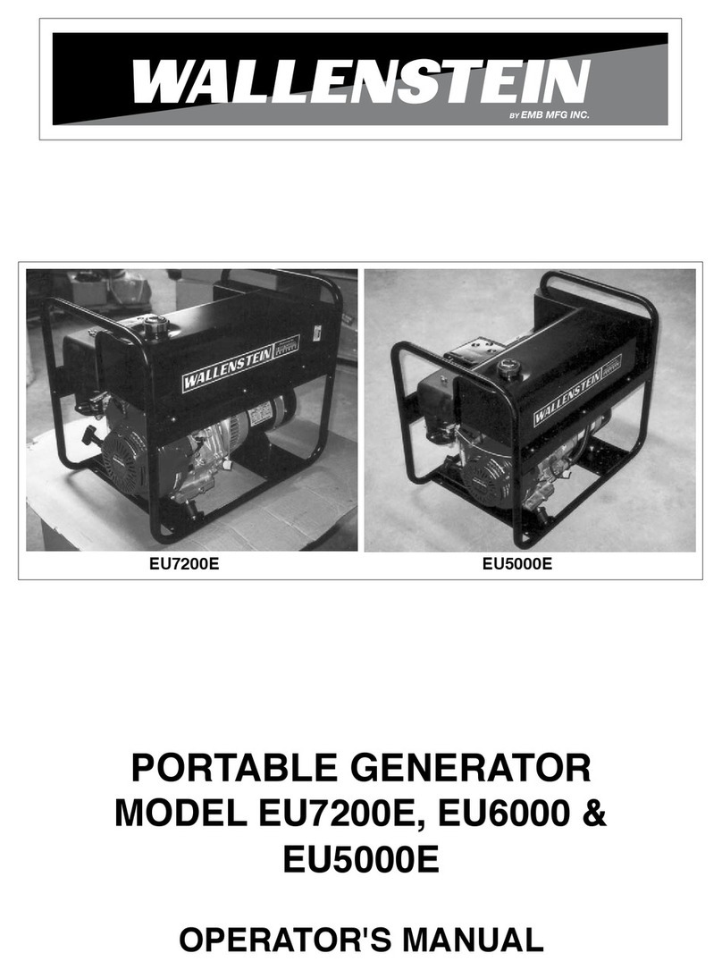 Wallenstein EU7200E Operator's manual