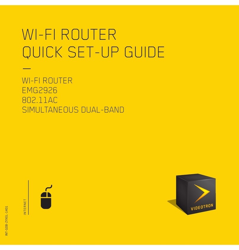 Videotron EMG2926 User manual