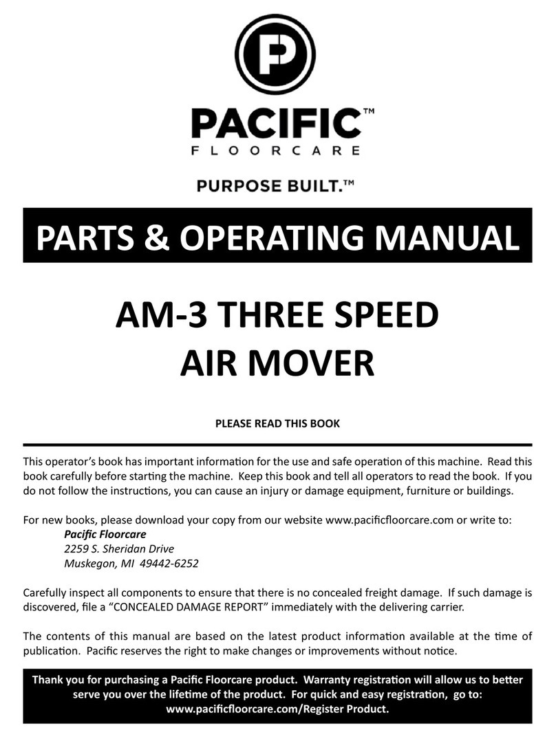 Pacific AM-3 Parts & operating manual