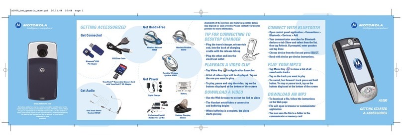 Motorola A1000 User manual
