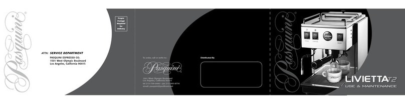 Pasquini Livietta T2 Use & Maintenance Book