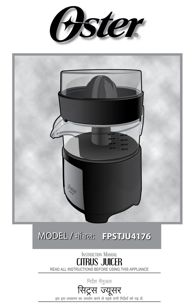 Oster FPSTJU4176 instruction manual