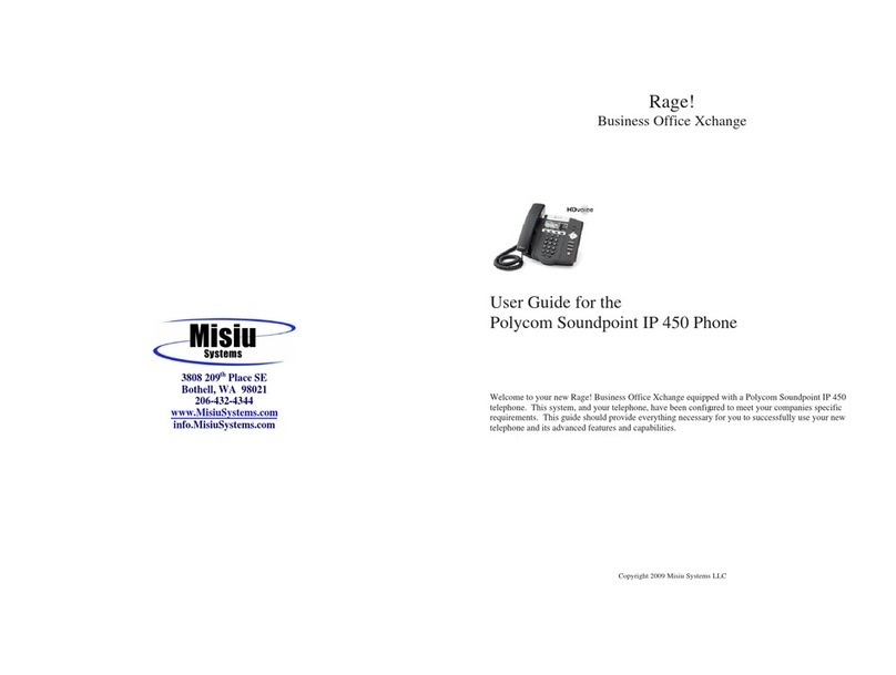 Polycom SoundPoint IP 450 User manual