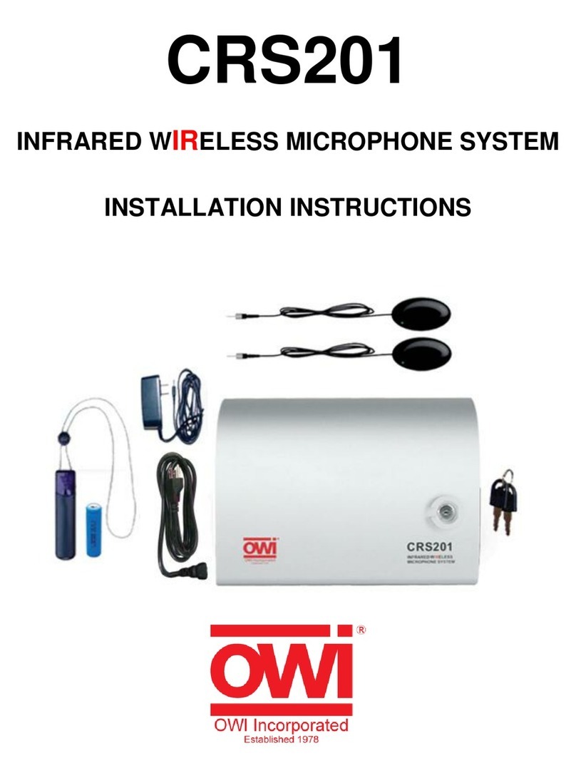 OWI CRS201 User manual