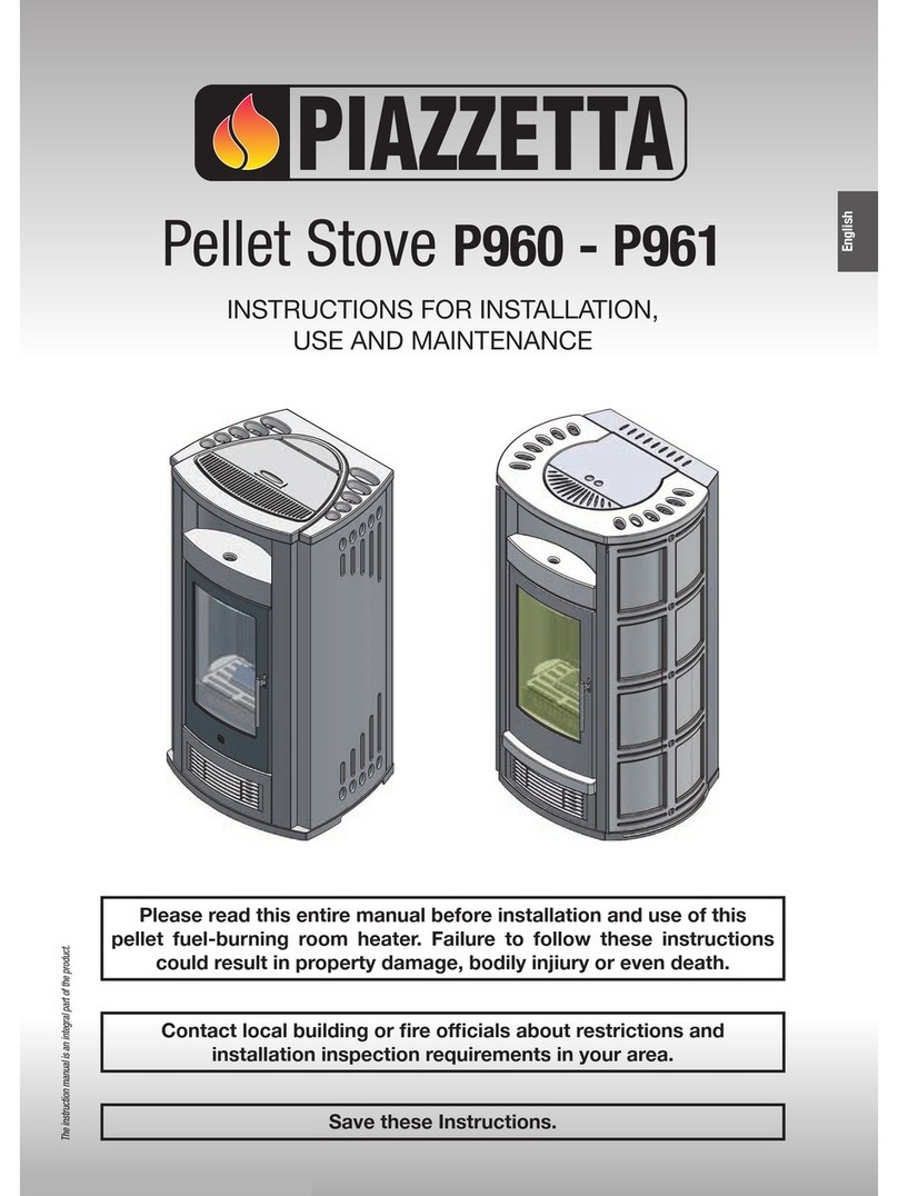 Piazzetta P960 Instructions for installation, use and maintenance