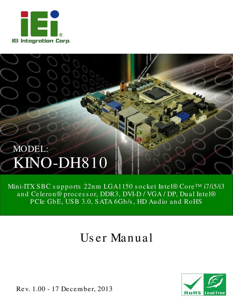 IEI Technology KINO-DH810 user manual