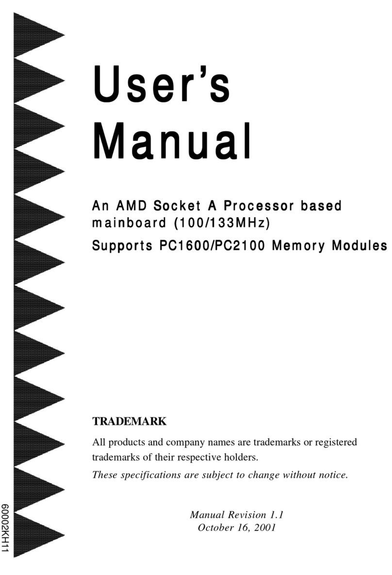 EPOX MU-8KHA User manual
