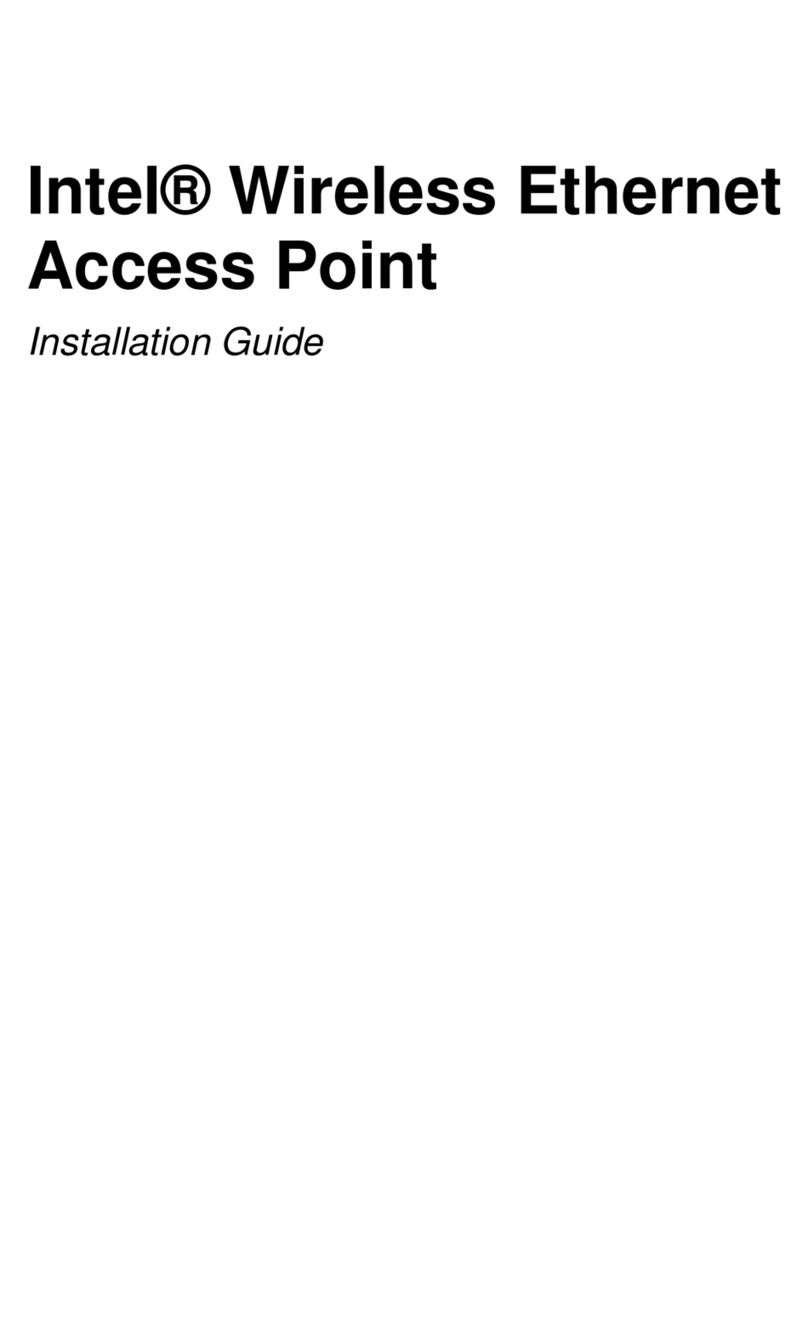 Intel Wireless EthernetAccess Point User manual