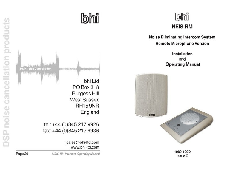 BHI NEIS-RM User manual