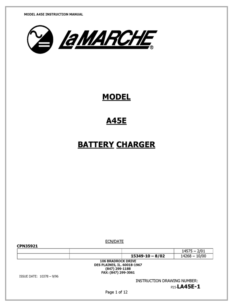 Lamarche A45E User manual
