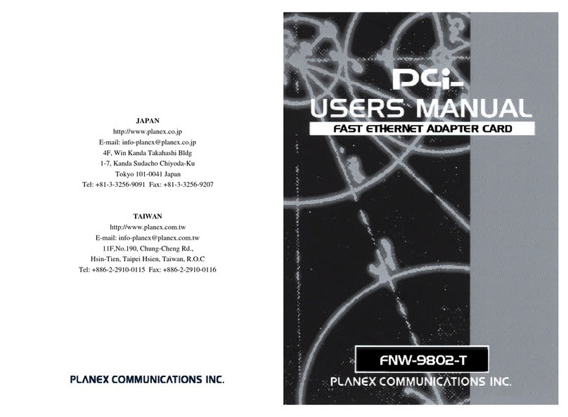 Planex FNW-9802-T user manual