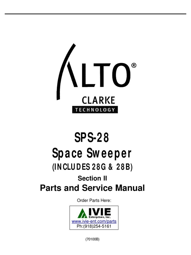 Clarke ALTO SPS-28 Parts and service manual