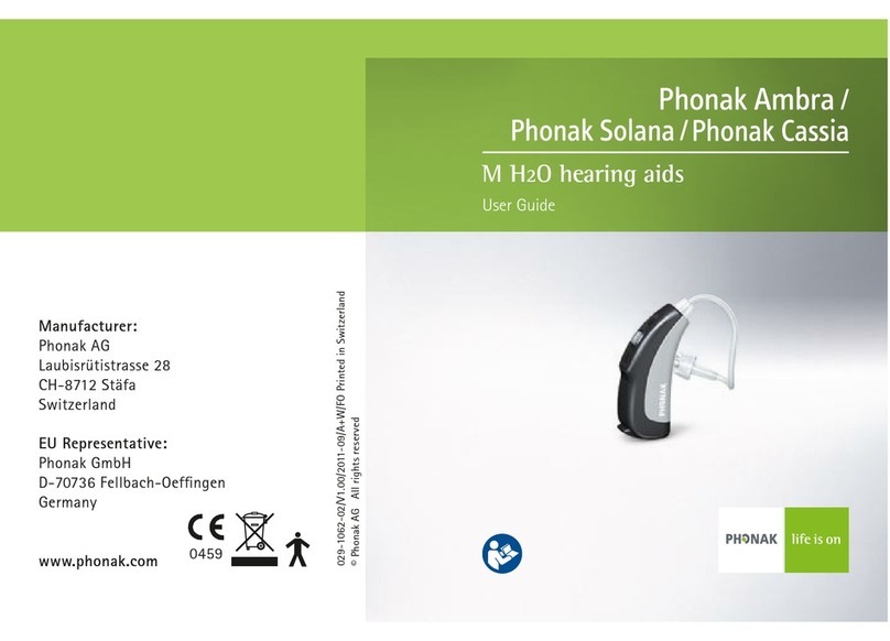 Phonak Ambra User manual