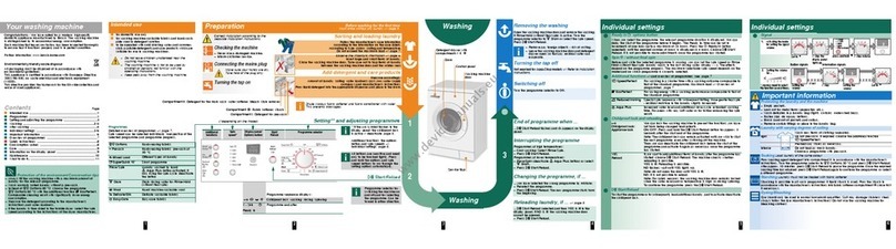 Bosch Washing Machine instruction manual