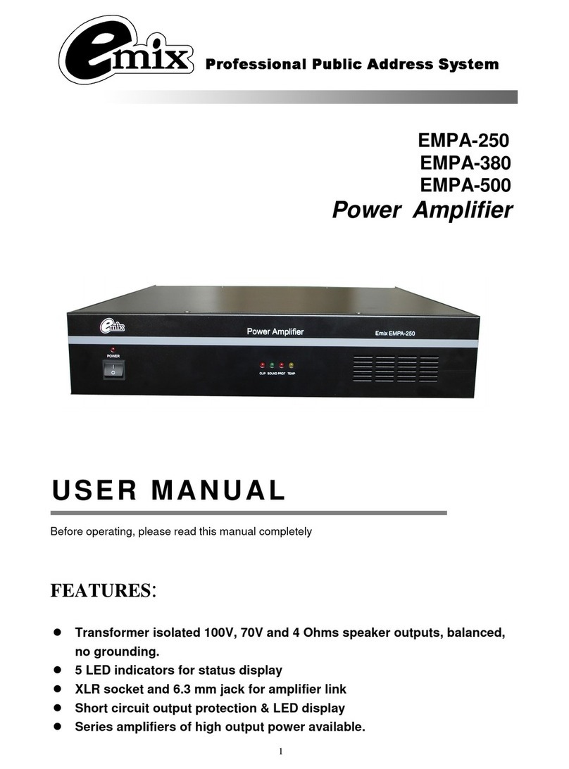 EMIX EMPA-250 user manual